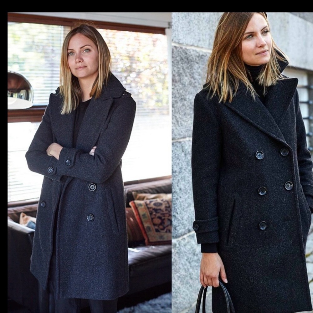 Emerson Fry Black Woolen Jacket